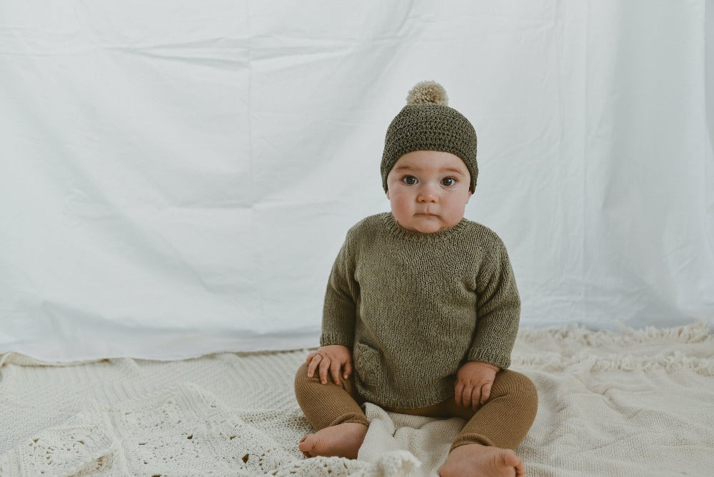 Cotton best sale baby beanie