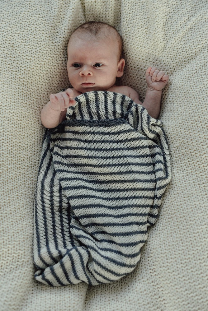 Striped hot sale baby blanket